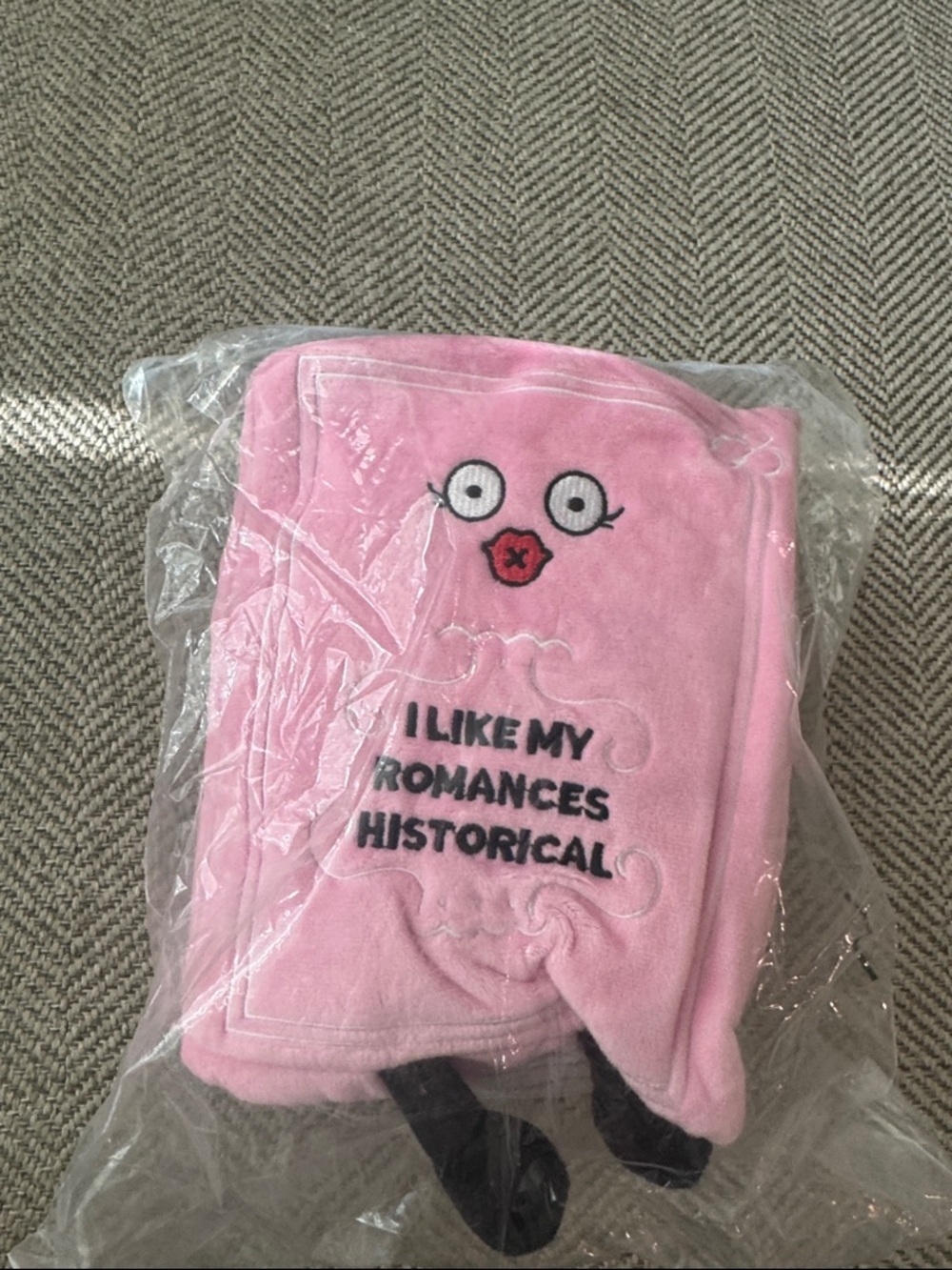 Pink Plush Novel-Shaped Punchkins